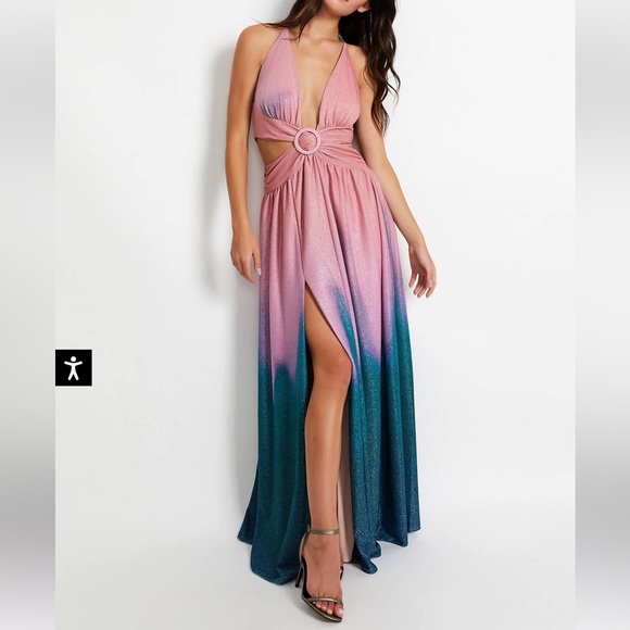 NWOT PATBO LUREX GOWN 😍 - Picture 5 of 7